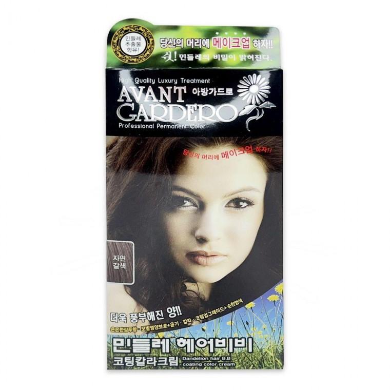 칼라크림 자연갈색150g-O 아방가드로 헤어코팅 민들레