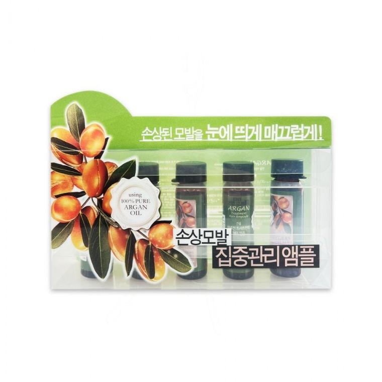 15ml 앰플 x 컨퓸 트리트먼트 5ea 헤어 아르간