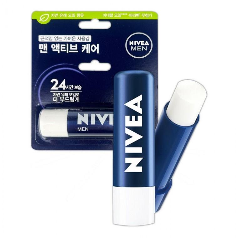 니베아 케어 맨 액티브 4.8g 립케어