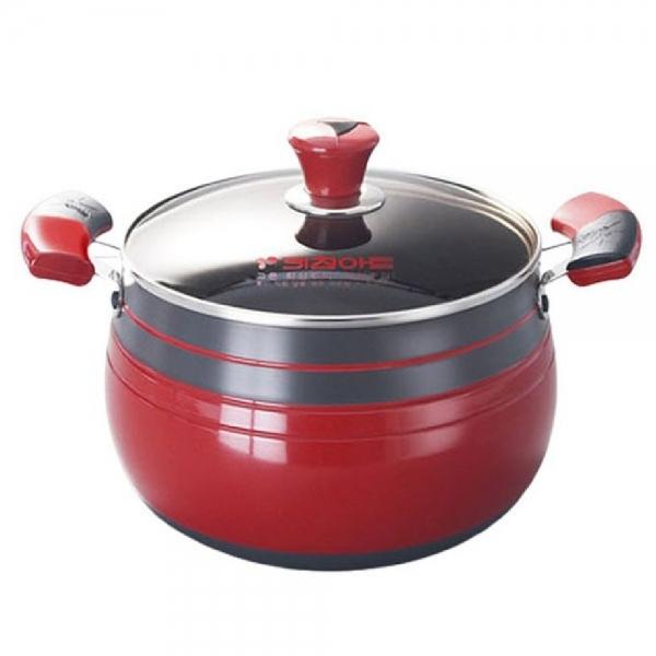 키친아트 곰솥 경질 냄비 찜기 찜냄비 들통 22cm