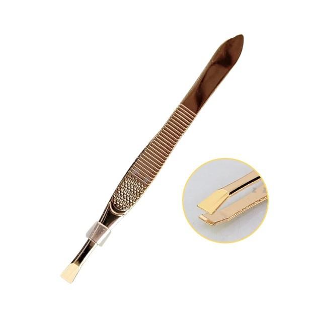 금장 족집게 (약8.7cmx0.4mm) 흰머리뽑기 눈썹정리 제모쪽집게 핀셋 트위저 눈썹쪽집게 흰머리쪽집게