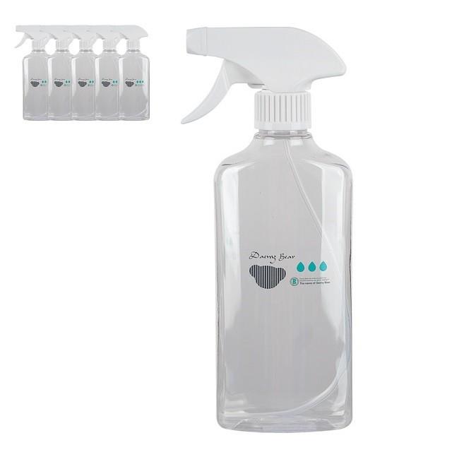 투명용기 스프레이 분무기-420ml 5개set OnOff기능 물뿌리개 물분사기 원예용품 가정용 소형분무기