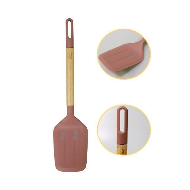 실리콘 뒤지개 (약32.5cm) 부침개 생선 뒤집개 조리기구 주방용품 조리도구 걸이구멍 걸이가능