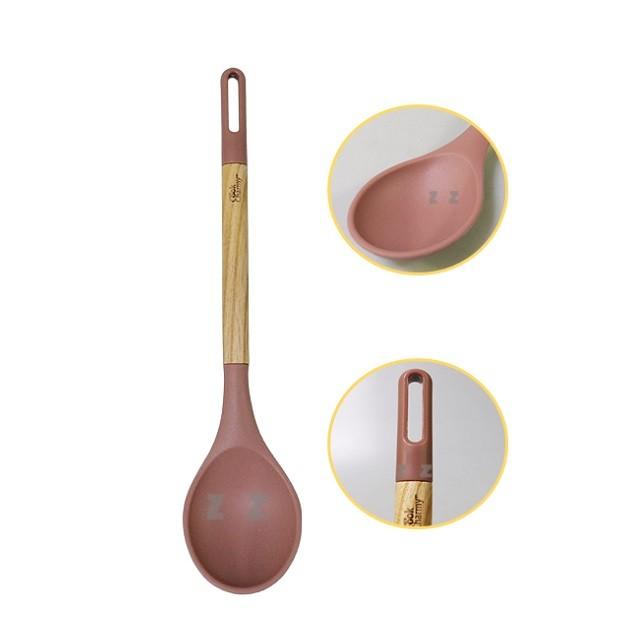 실리콘 볶음스푼 (약32.5cm) 걸이형 조리도구 볶음용스푼 실리콘볶음스푼 실리콘스푼 실리콘조리도구