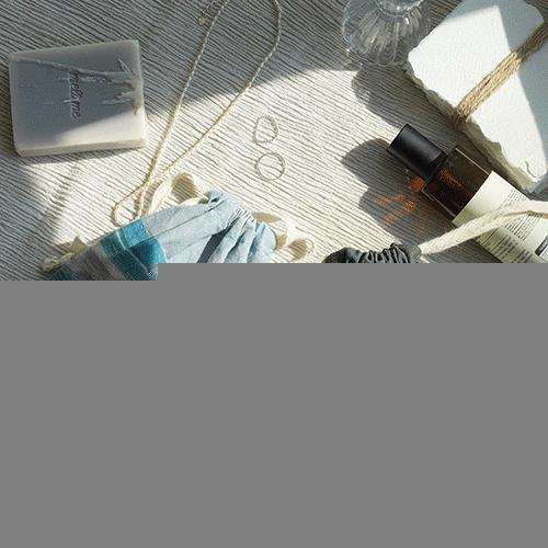 감성 패브릭 스트링 파우치 백 2type [고급 미니 면 천 주머니 더스트백 복조리 가방 에코 캔버스 생리대