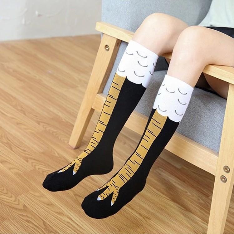 닭발 새다리 닭다리 양말 [킹받는 선물 웃긴 헬스장 타조 닭 치킨 재밌는 쓸데없는 인싸 선물 삭스]