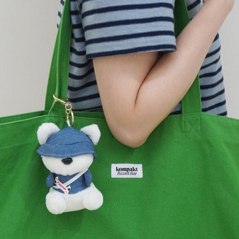 힙합 강아지 가방 키링 인형 [HIP 힙한 귀여운 캐릭터 백팩 걸이 댕댕이 차키 열쇠 고리 미니 인형선물]