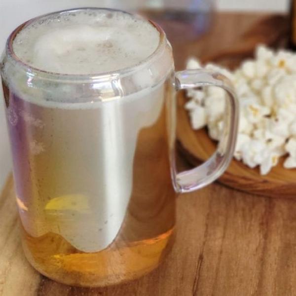 오로라 머그컵 내열유리 맥주컵 술컵 머그잔 500ml