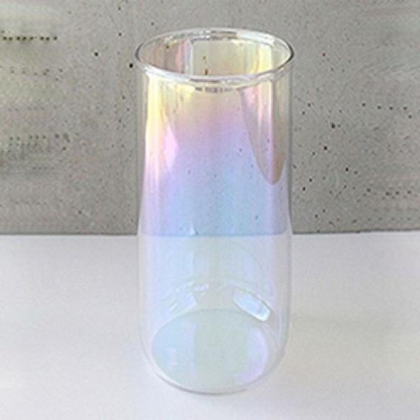오로라 유리컵 내열 유리잔 물컵 쥬스컵 물잔 430ml