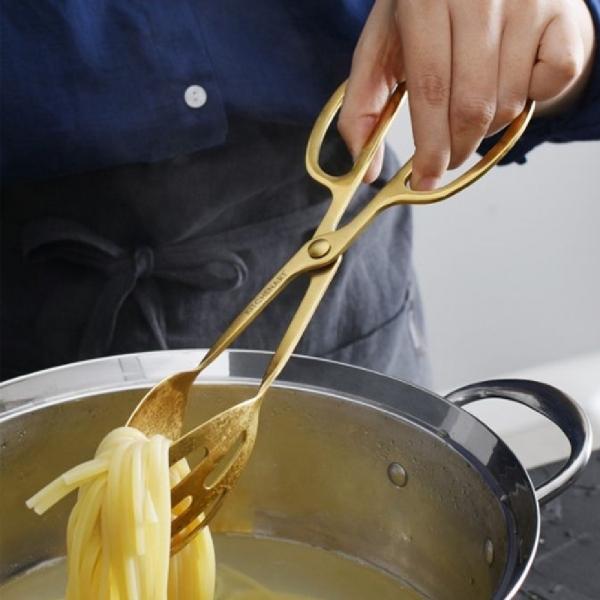 키친아트 샐러드 집게 티타늄 뷔페 주방 집게 245mm