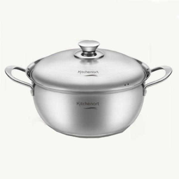 키친아트 인덕션 곰솥 냄비 찜기 찜냄비 들통 26cm