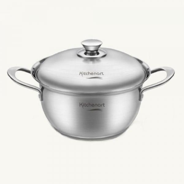 키친아트 인덕션 냄비 스텐 가정 찌게 양수 냄비 22cm