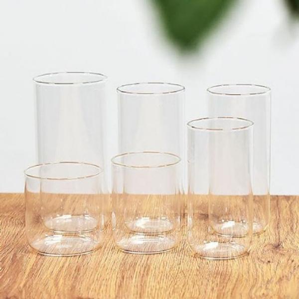 마카 유리컵 내열 유리잔 물컵 쥬스컵 물잔 350ml