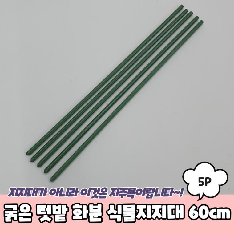 JPA 굵은 텃밭 화분 식물지지대 60cm 5P