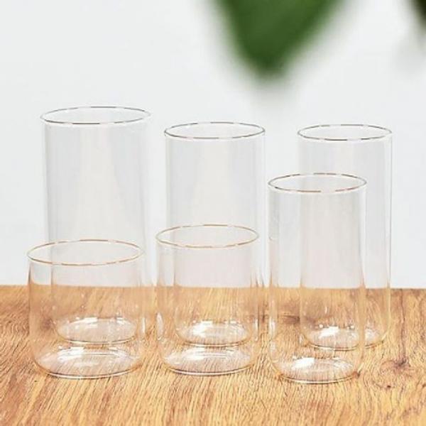마카 유리컵 내열 유리잔 물컵 쥬스컵 물잔 430ml