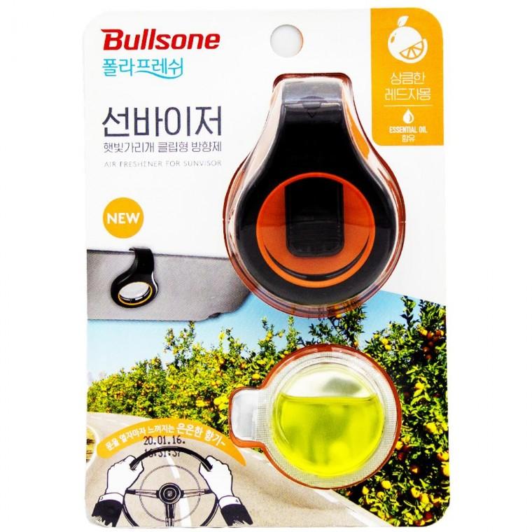 불스원 선바이저 클립형 방향제 4ml-상큼한 레드자몽