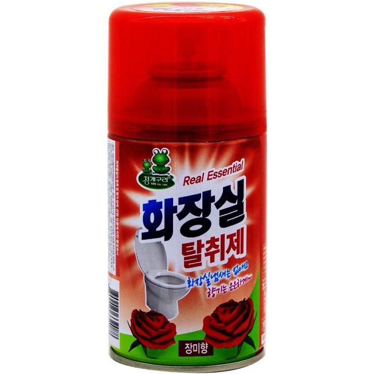 청개구리 리얼에센셜 화장실 탈취제 280ml-장미향