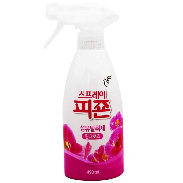 피죤 섬유 탈취제 스프레이형 핑크로즈 490ml