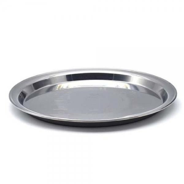 국산 스텐 쟁반 업소 서빙 원형 쟁반 트레이 210mm