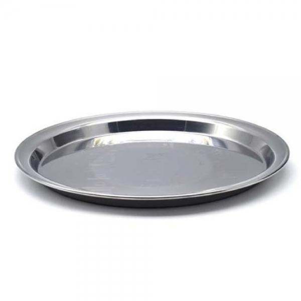 국산 스텐 쟁반 업소 서빙 원형 쟁반 트레이 220mm