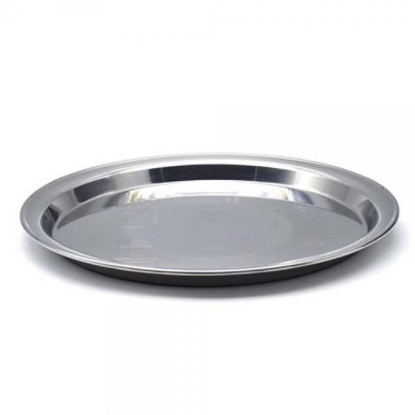 국산 스텐 쟁반 업소 서빙 원형 쟁반 트레이 260mm