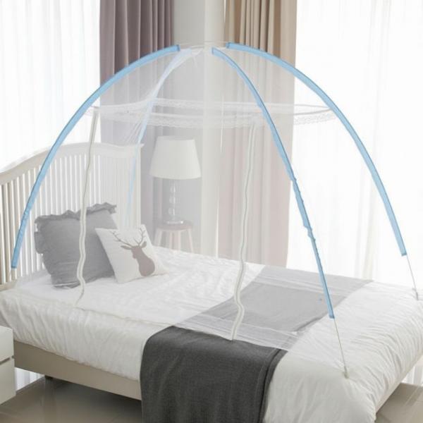 1초 설치 접이식 사각 모기장 아기 침대용 캐노피