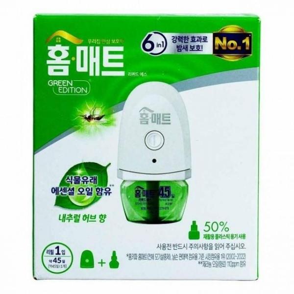 내추럴 허브향 액체 전자 모기향 플러그형 훈증기