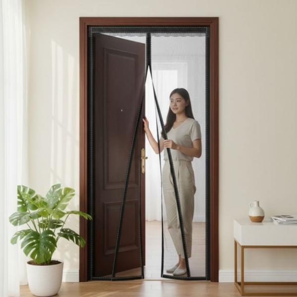 설치 간편형 현관문 자석 방충망 틈새 벌레 퇴치