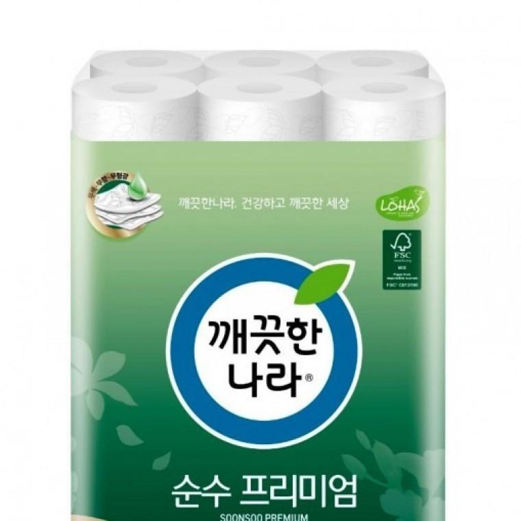 JU 깨끗한나라 순수프리미엄 25미터 30롤