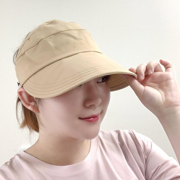여성 경량 썬캡 모자 2컬러