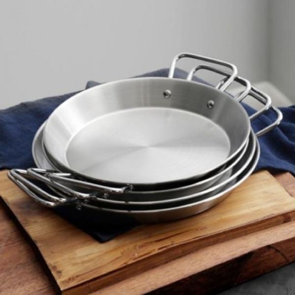 키친아트 빠에야팬 스텐 파스타 냄비 감바스팬 18cm