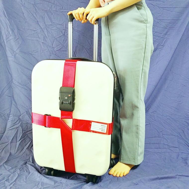 캐리어벨트 TSA 자물쇠 캐리어 스트랩 끈 도난방지 러기지벨트