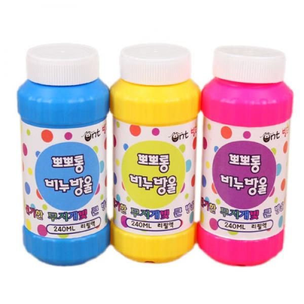E14] 1200 뽀뽀롱 비누방울 리필액240ml[벌크] (11개세트)