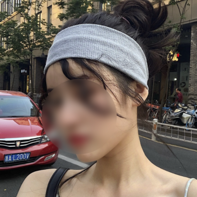 골지 헤어터번 넓은머리띠
