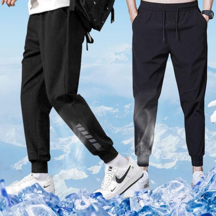 고드름 조거 팬츠 시원한 쿨바지 아이스 긴바지 편한 런닝복 트레이닝바지 운동복 쿨링바지