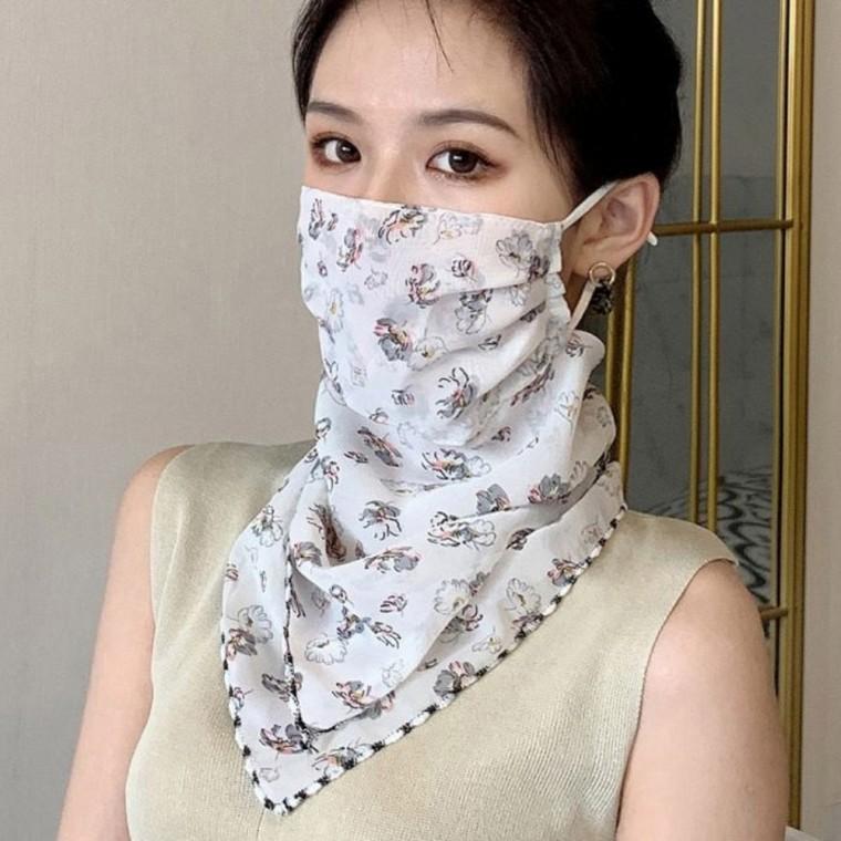 햇빛 차단 통기성 2가지 활용도 스카프 여성 마스크