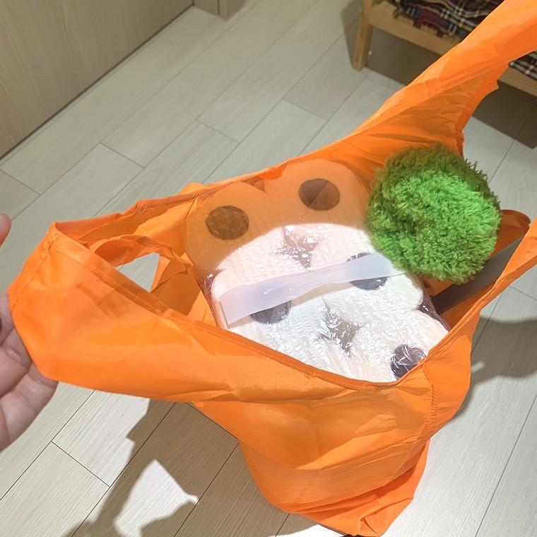 휴대편한 대형 장바구니 가방 2컬러 마트 시장가방