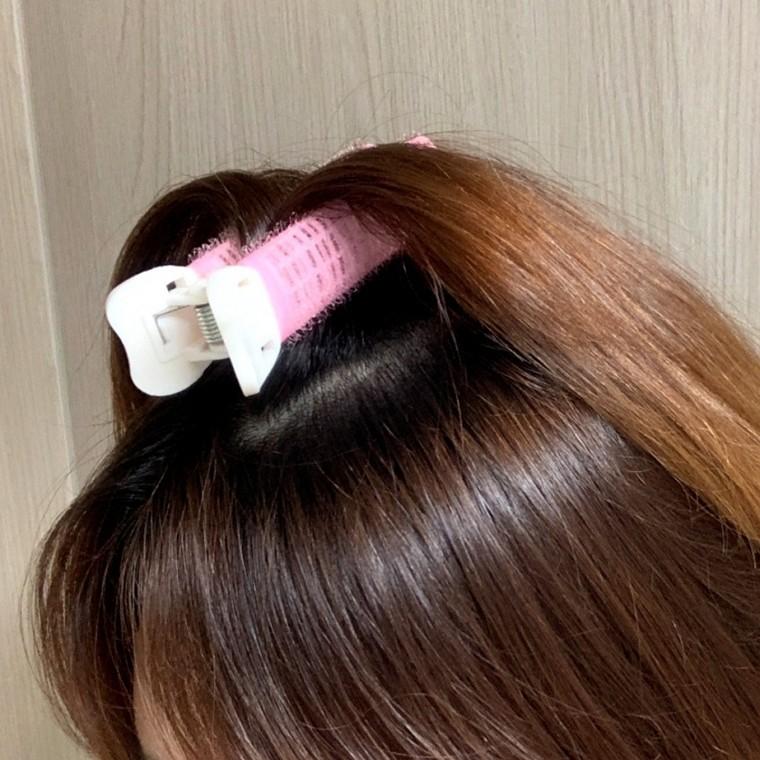 정수리 뿌리 볼륨 헤어롤 집게핀 1P