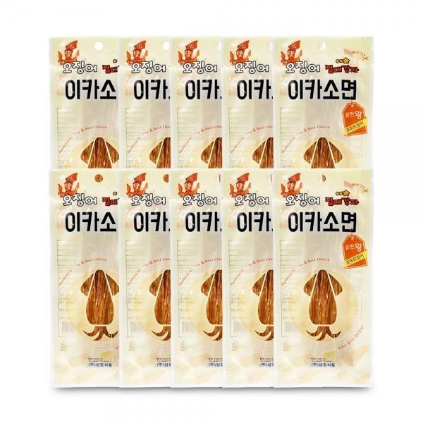 조미오징어 이카소면 18gx10개 오징어채