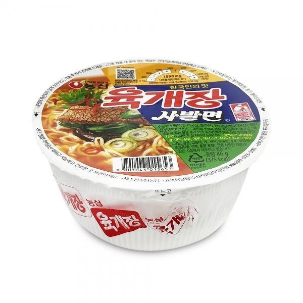 농심 육개장 사발면 86g-1개 컵라면