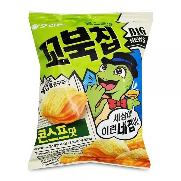 오리온 꼬북칩 콘스프맛 120g 1봉 봉지과자