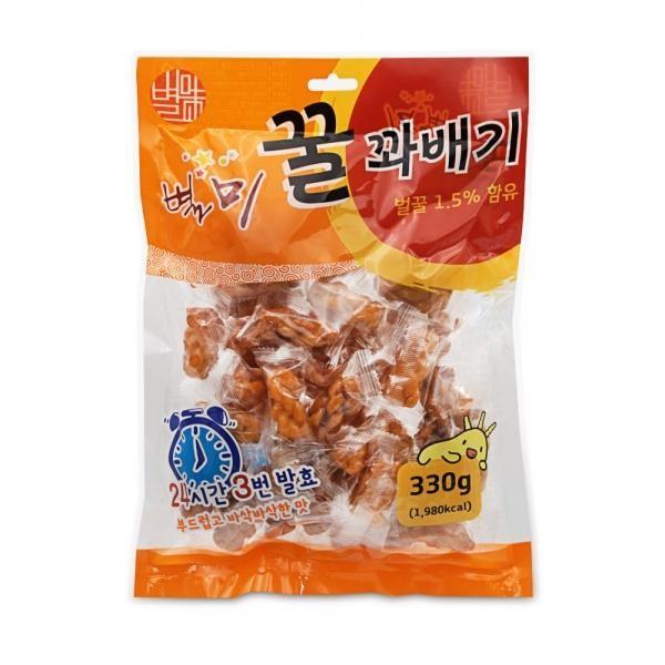 낱개포장 꿀꽈배기 1봉 옛날과자 미니 꽈배기