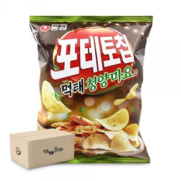 포테토칩 먹태청양마요맛 50g-16개 봉지과자