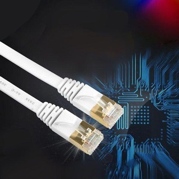 랜케이블 CAT 7 플렛 다이렉트 랜선 인터넷선 2M