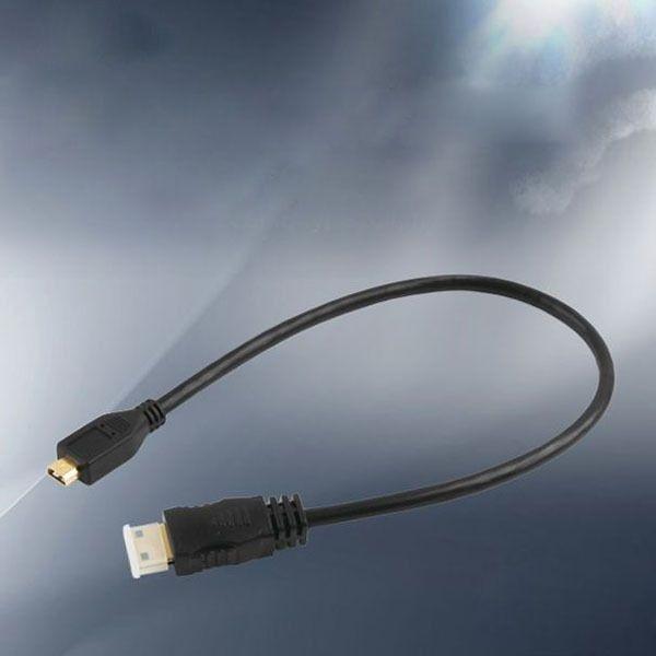 HDMI 연장 젠더 Micro HDMI 변환 커넥터 젠더 30CM