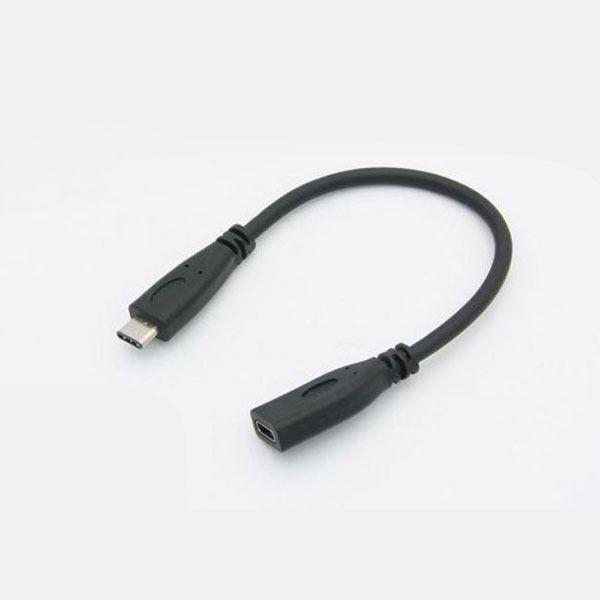 coms USB 3.1 (C타입) 연장 젠더 (M F) 일체형 15cm.