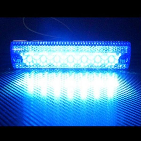 LED 사이드 램프 차폭등 윙바디 사이드 마커 블루 24V