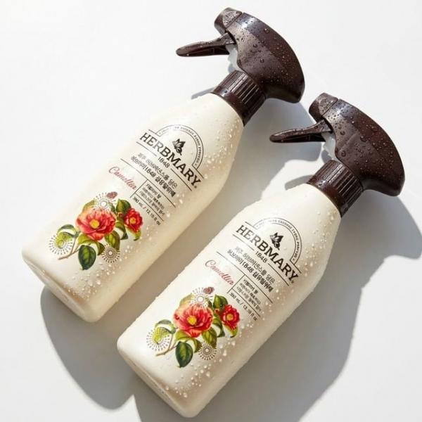 제주 허브에센스를 담은 동백꽃 섬유탈취제 400ml 2개