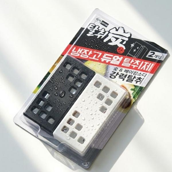 숯 베이킹소다 다양한 냄새 냉장고용 강력 탈취제 55g