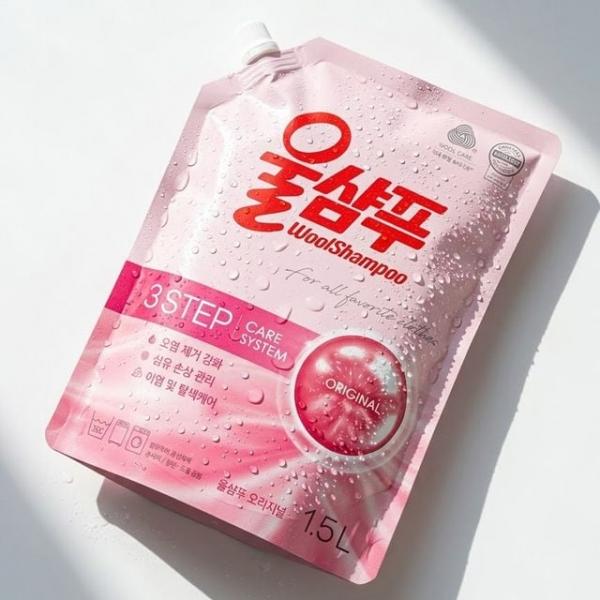 아끼는 모든 옷들 중성세제로 케어하세요 울세제 1.5L